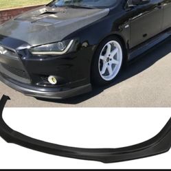Fits 09-15 Mitsubishi Lancer GT GTS Ralliart RA Style Front Bumper Lip Spoiler