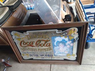 Vintage Coca Cola Mirror 