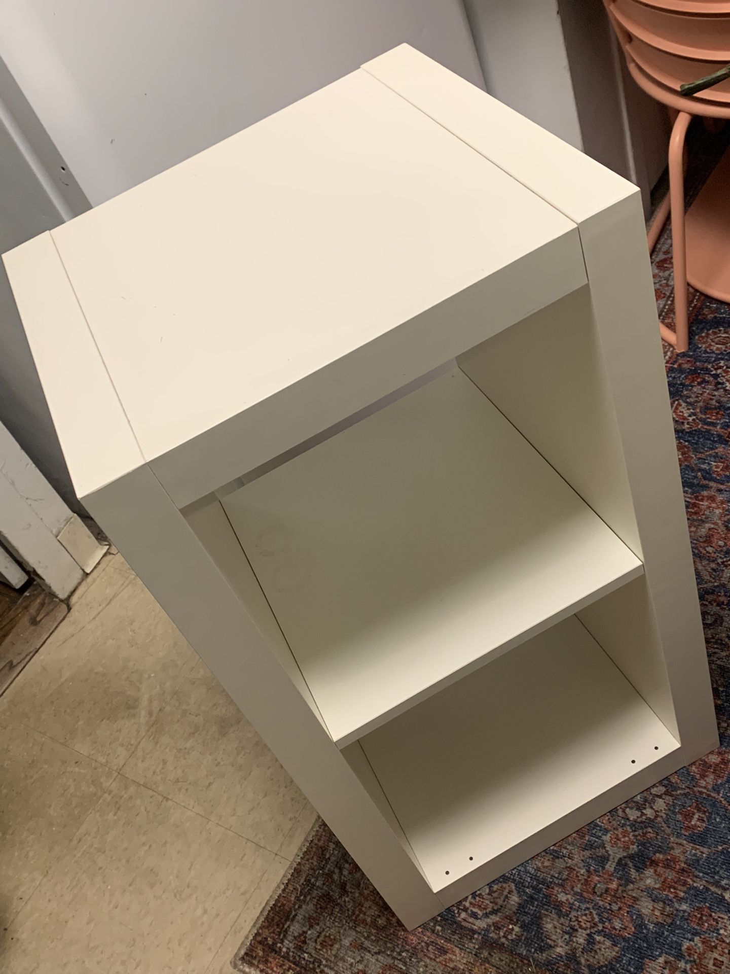 White Storage Cube/Sidetable/Coffee Table/Cabinet