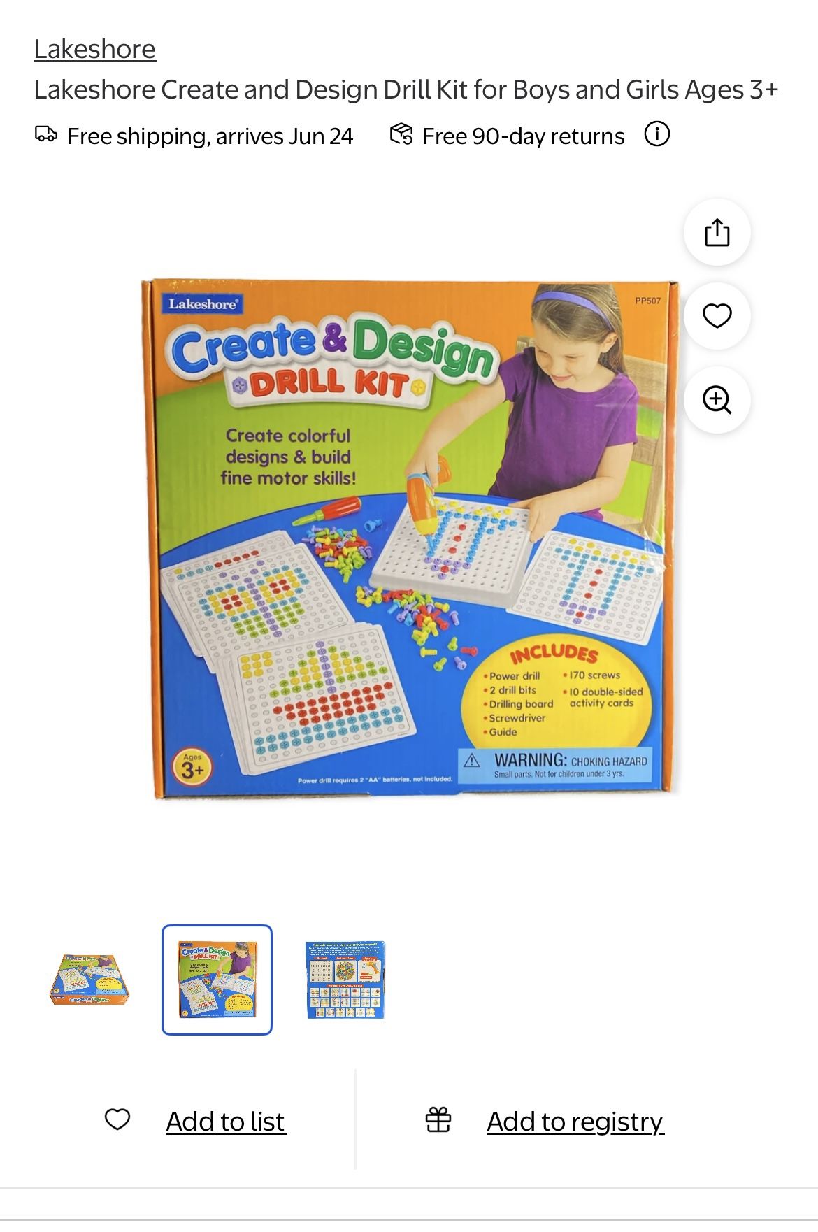 Lakeshore Learning Drill And Create Toy 