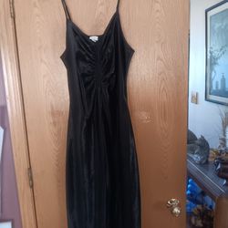 Women's Size Medium,  A New Day Black Spaghetti Strap Dress 