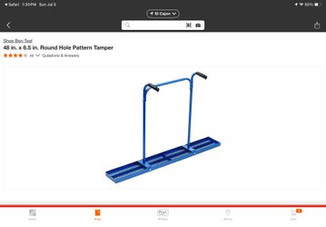 Concrete tamper Concrete tamper
