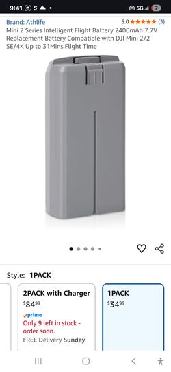 DJI Mini 2/2 SE/4K battery