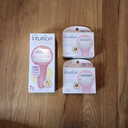 3 For $22 Schick Intuition Razor With Refills 