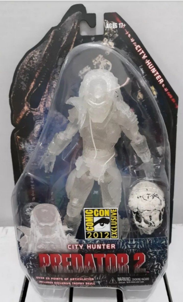 Exclusive Neca SDCC 2012 Cloaked City Hunter Predator 2 Collectible Action Figure Toy