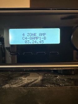 Control 4, 4 ZONE AMP C4-8AMP1-B 03.24.45