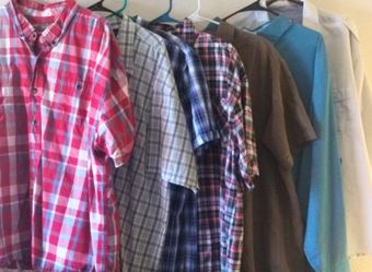 Bundle Of Men Shirts 2 X 3 X 4 X (7 Shirts)