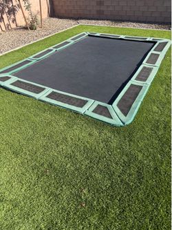 In ground trampoline