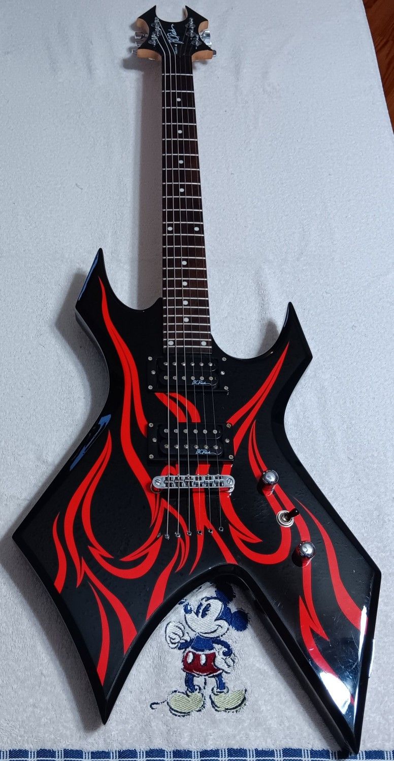 BC Rich Kerry King Tribal Signature Series Warlock Electric Guitar
