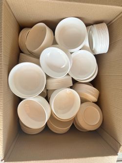 White bowls