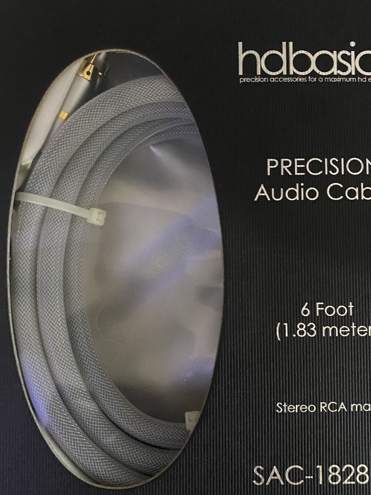 hdbasics Hi end 6ft Stereo Audiophile RCA Cables ..Phoenix gold, Rockford Fosgate,Stinger, Monster Cable, amp