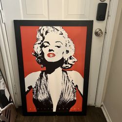Marilyn Monroe Wooden Frame