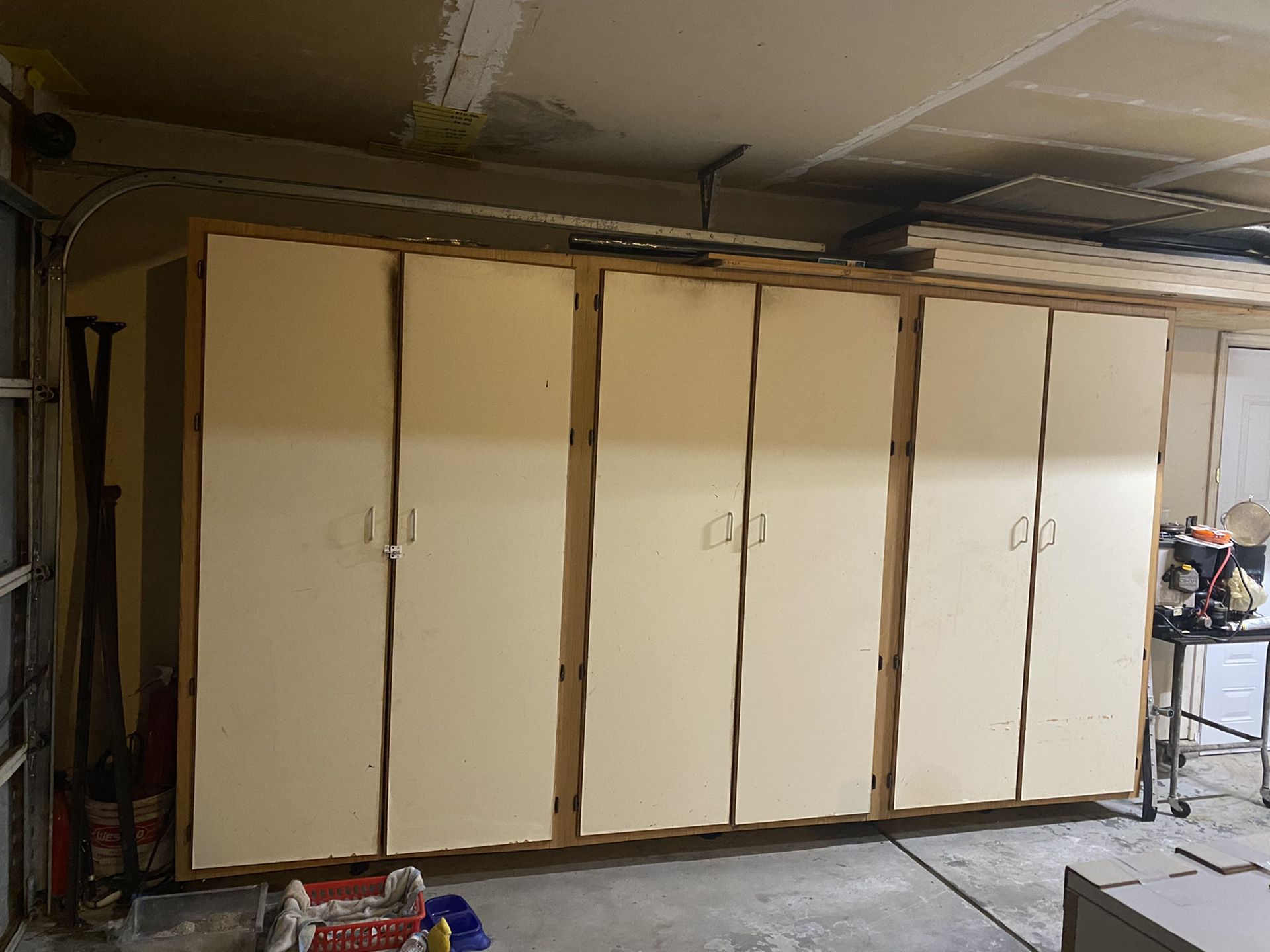 Large garage cabinets