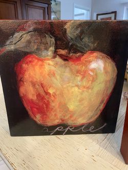 3 fruit paintings from Home Depot Expo