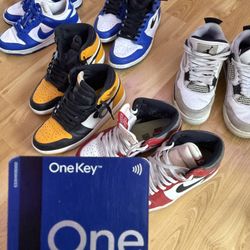 All Jordan 1, Jordan 4 And Dunk Low Kentucky Sp Size 9-10 No Box