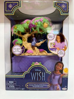Disney Wish Asha Keepsake Box Playset Lights & Sounds Ring Pen Capsule