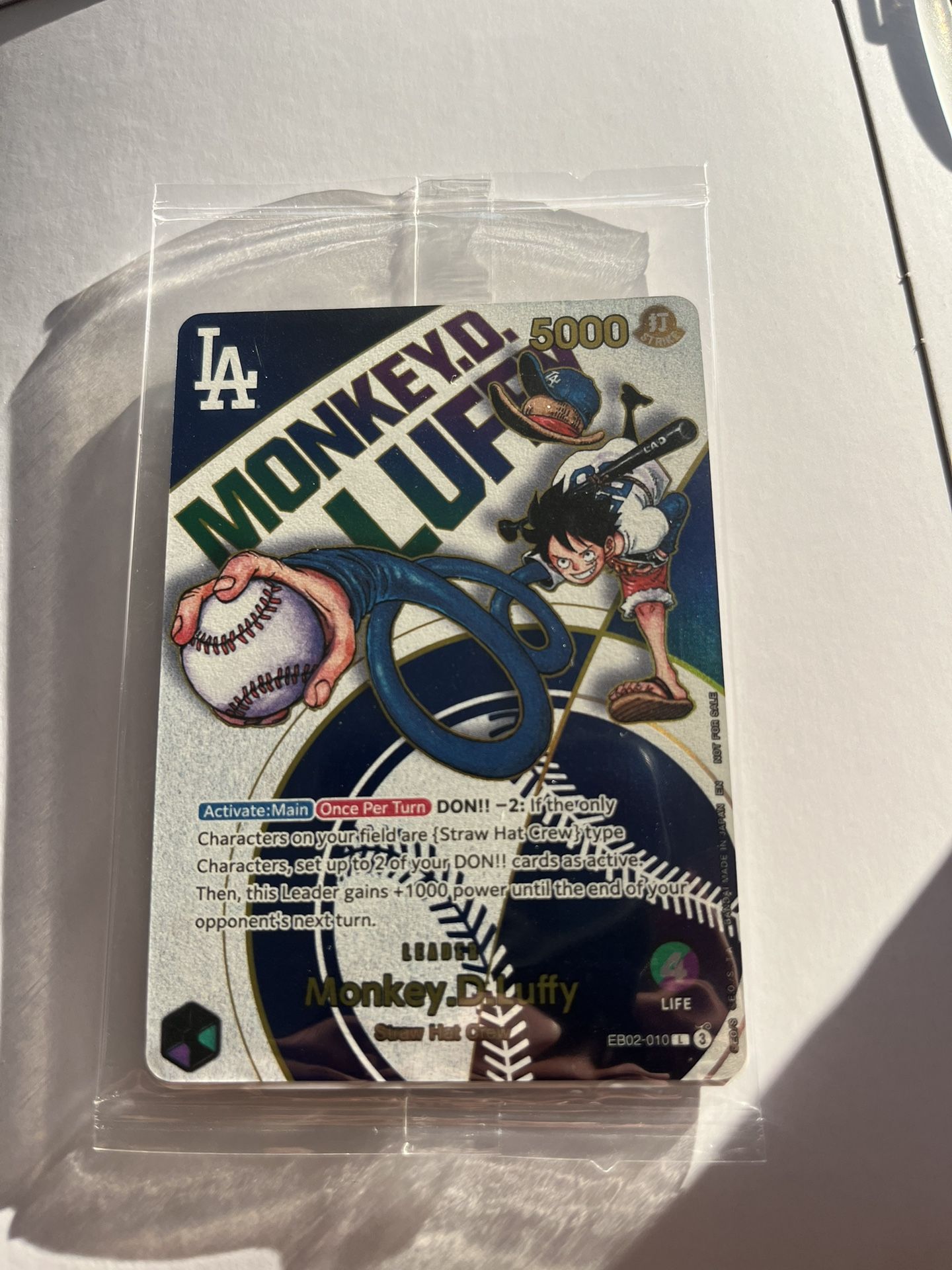 One Piece Anime Card In Original Plastic Wrapper UNOPENED 