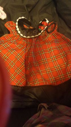 Pretty christmas baby girl dress