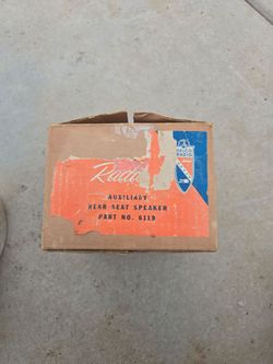 1951-52 chevy nos rear speaker fader