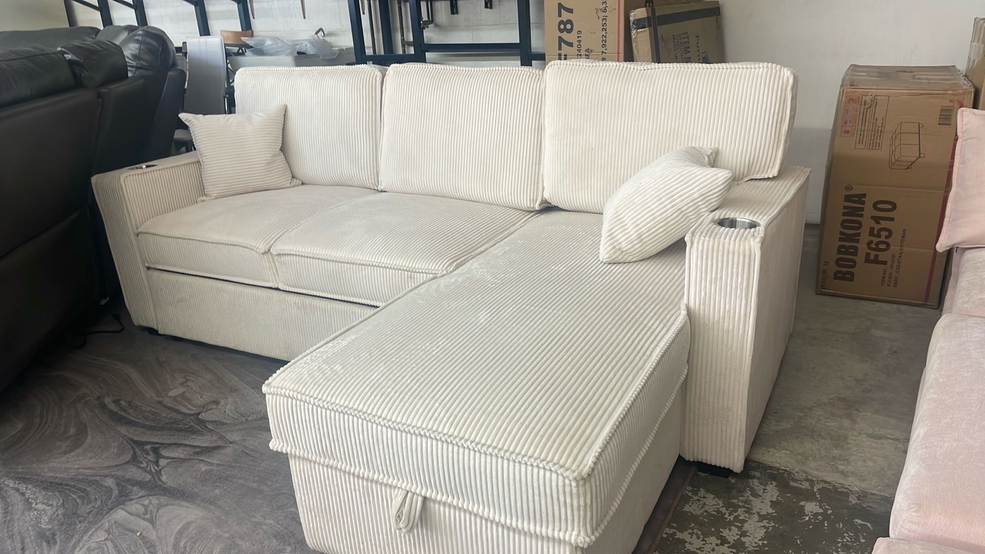 New Sleeper Sectional Couch / Free Delivering
