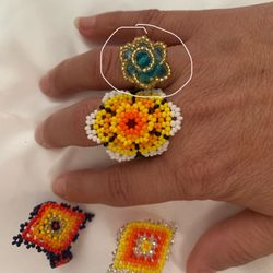 Anillos De Chaquira/Chaquira  Rings