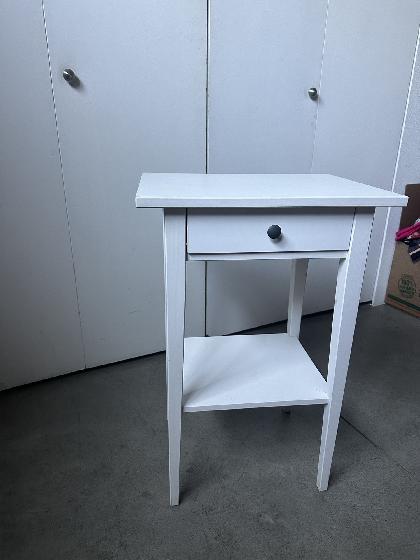 IKEA HEMNES Nightstand, white stain