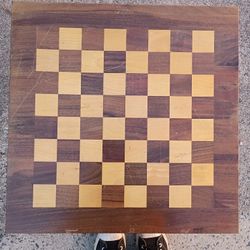 Chess Board And PC. All Wood