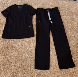 Figs Black Scrub Set Small