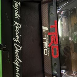 TRD Toyota License Plate Frames. 