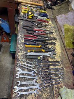 Husky toolbox with tools