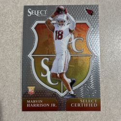 2024 Panini Select - Select Certified Rookie Marvin Harrison Jr. #5
