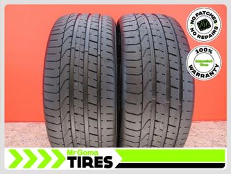 2 PIRELLI P ZERO TM F01 XL 245/35ZR20 USED TIRES 8.9/32 TREAD 95Y FERRARI