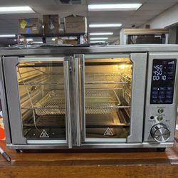 OLIXIS Toaster Oven and Air Fryer Combo, Double Door, 29.6 Quart Oven