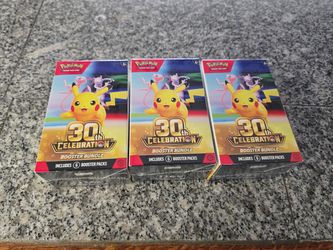 Pokémon 30th Celebration Booster Bundle x3