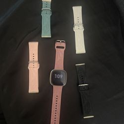 Versa 3 Fitbit with Extra Bands