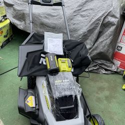 RYOBI 40V HP Brushless 20 in. Cordless Electric Battery Walk Behind Self-Propelled Mower with 6.0 Ah Battery and Charger