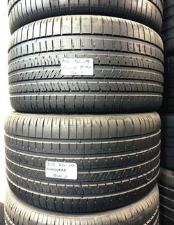 ✅ 2 USED TIRES 315/40ZR19 GOODYEAR EAGLE SUPERCAR DRAG RACING 315/40R19 MUSTANG CAMARO STREET RACE SPORTCARS