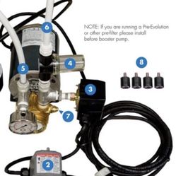 Hudr logic booster pump evolutionRO