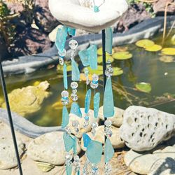 Sea  Glass Wind  Chime