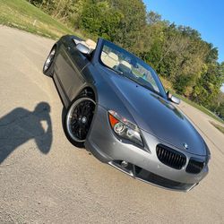 I have this beautiful bmw 645ci convertible perfect car for the summer very fun car and strong v8 in it 4.4l N/A  it needs small things windshield is 