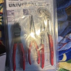 KNIPEX 3 PIECE UNIVERSAL PLIERS SET