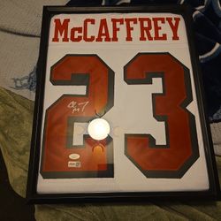 Christian McCaffrey Autograph Jersey