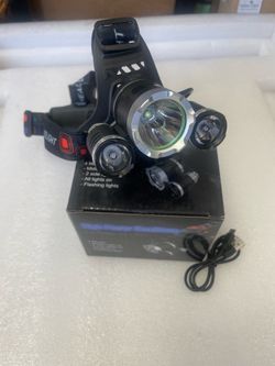 Rechargeable LED Head Torch Lamp Headlamp Headlight Flashlight Lamp