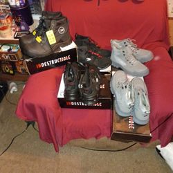 "Indestructible" Size 11 Steel Toe Boots..(Brand New)..