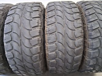 ( 4 TIRES ) 35X12.50R20 RED DIRT ROAD MT
