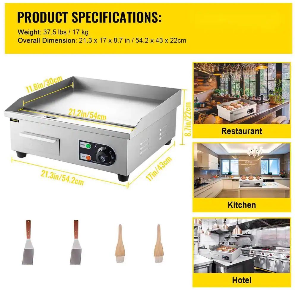 Electric Flat Top Grill Commercial at Connie Whitley blog