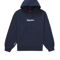 Supreme Box Logo NAVY SIZE LARGE