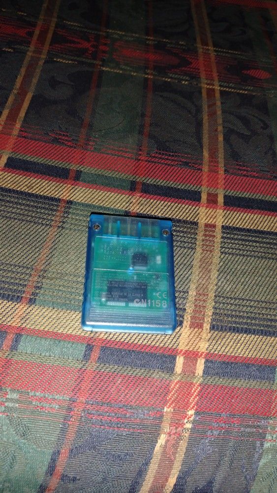 Memory Card 8MB MagicGate Island Blue Sony SCPH-10020 Playstation 2 PS2 Console