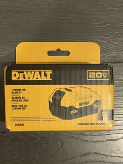 DeWalt 20v 5ah Lithium Battery