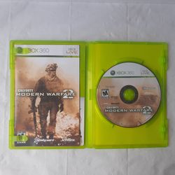 Call of Duty Modern Warefare 2 Xbox 360 Video Game Complete w/ Manual Tested CIB